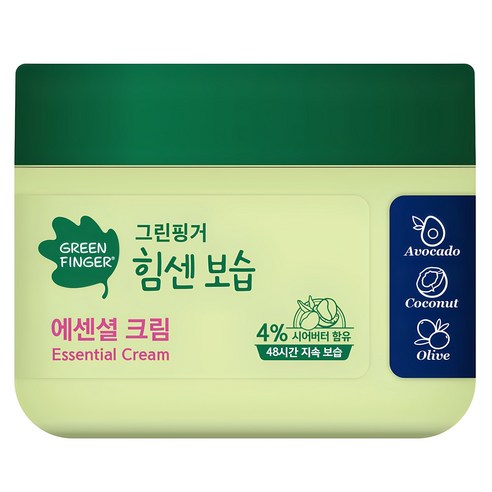 그린핑거 힘센보습 에센셜 크림, 300g, 1개