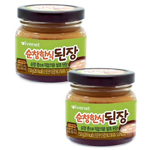 아이배냇 순창 한식 된장, 150g, 2개