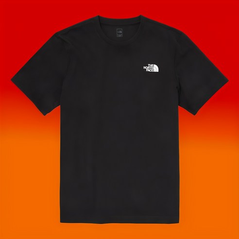 노스페이스 추천 상품[국내정식매장] 노스페이스 반팔티 티셔츠 COTTON BASIC S/S R/TEE 3 - BLACK 제품 사진