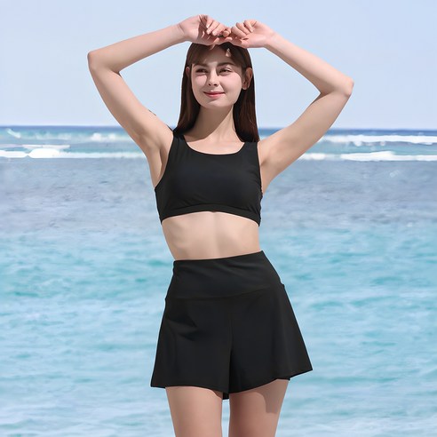 에어워크서프 여성래쉬가드 3부 반바지레깅스 YAWe4115