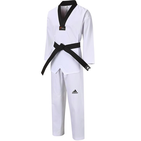 기능성검도복 추천 상품아디다스 ADIDAS 단도복[NEW ADI CHAMPION II]-WT Logo 태권도복 제품 사진