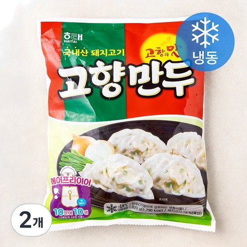 해태제과 고향만두 (냉동), 820g, 2팩 
냉장/냉동/간편요리