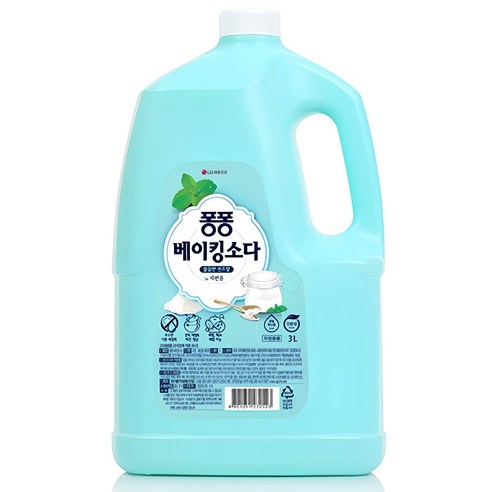 퐁퐁 베이킹소다 깔끔한 민트향, 3L, 1개