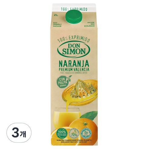 태양을 그대로 담은 황금빛 선물, 돈시몬 착즙 오렌지 주스 돈시몬오렌지주스