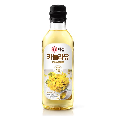 백설 카놀라유, 500ml, 1개
가루/조미료/오일 백설 카놀라유, 500ml, 1개
가루/조미료/오일