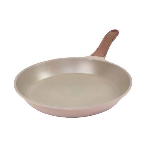 키친아트 본 우드 파스텔핑크 다이아 프라이팬, 26cm, 1개