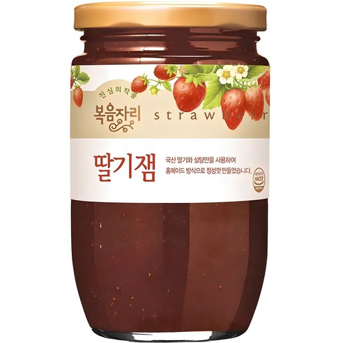 복음자리 과일잼(딸기잼)-500g, 500g, 1개