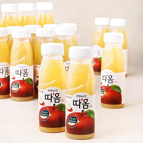 따옴 사과 주스, 235ml, 20개