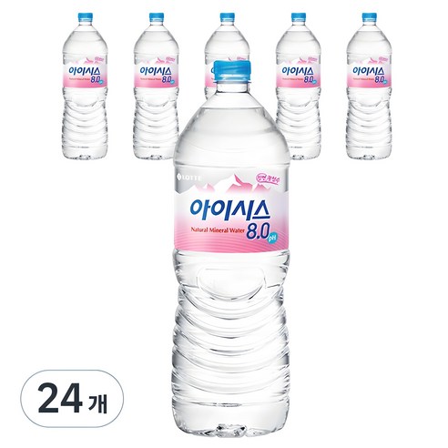 아이시스 8.0 생수 2L, 24개 묶음