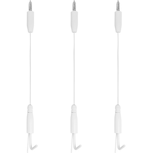 슬림 천장걸이, 화이트, 3개