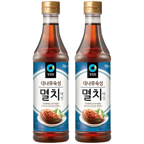 청정원 대나무숙성 멸치액젓, 1kg, 2개