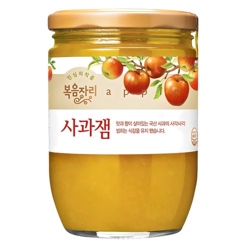 복음자리 사과잼, 620g, 1개