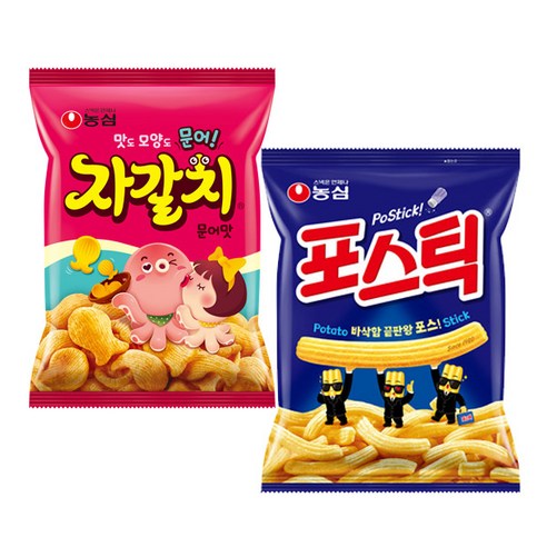 Nongshim糖果 Nongshim糖果套裝 jagalchi jocheong牛奶 kakanara 土豆餅乾 塑料 洋蔥圈 糖果 糖果套裝