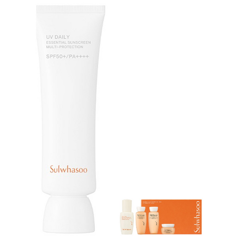 "얼굴빛 톤업? 칙칙함 OUT! 설화수 상백선크림으로 되찾은 화사한 광채 피부" 설화수상백선크림