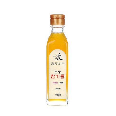 방앗간사람들 당일착유 국산 참기름, 180ml, 4개 국내산참기름 Best Top5