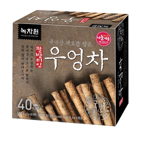 녹차원 팔방미인 우엉차, 1g, 40개입, 1개