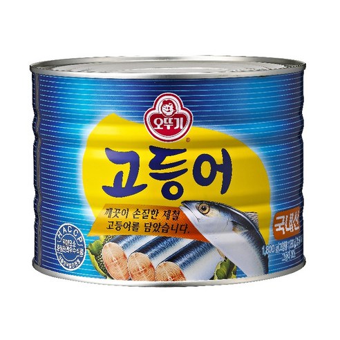 오뚜기 고등어 통조림, 7개, 400g