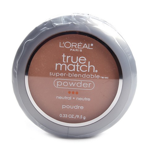 L''Oreal 트루 매치 슈퍼-블렌더블 파우더 9.5g, True Beige, 1개