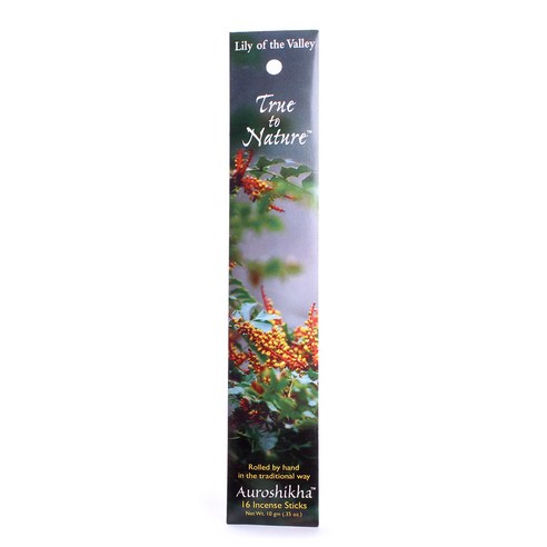 Auroshikha 트루 투 네이쳐 인센스 10g 16개입, Lily of the Valley