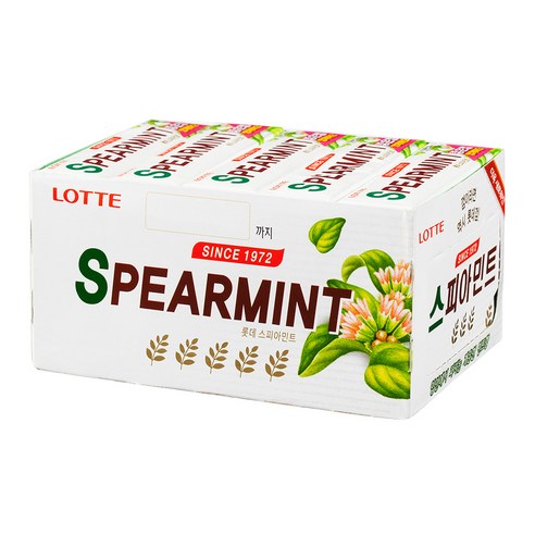 롯데제과 스피아민트 껌, 390g, 15개