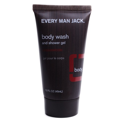 에브리맨잭 바디 워시 앤 샤워 젤, 45ml, Cedarwood