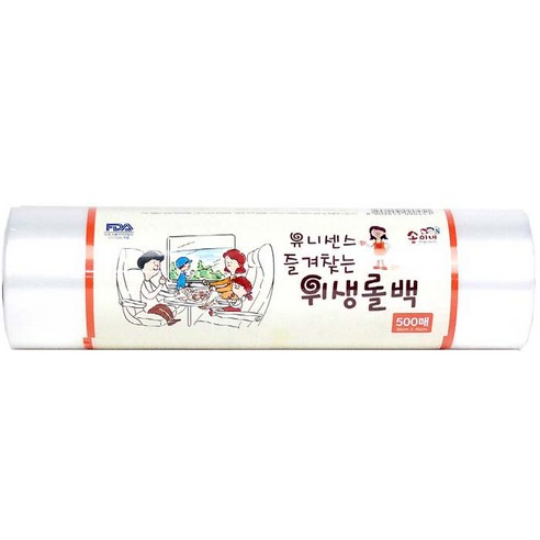송이내 유니센스 위생롤백, 500매입