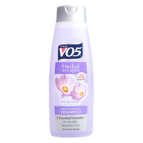 브이오파이브 허벌 이스케이프 모이스처라이징 샴푸 프리 미 프리지아 향, 370ml, 1개