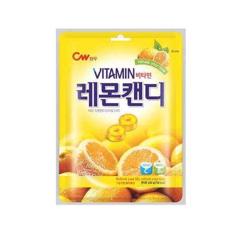 [청우식품] 레몬 캔디, 200g, 3개