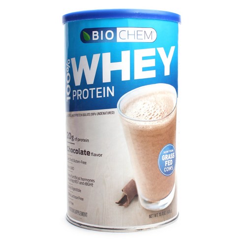 바이오켐스포츠 웨이 프로틴 아이솔레이트 단백질 보충제 글루텐 프리, 439g, 초콜릿(Chocolate), 1개
