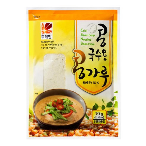 뚜레반 콩국수용 콩가루, 70g, 10개