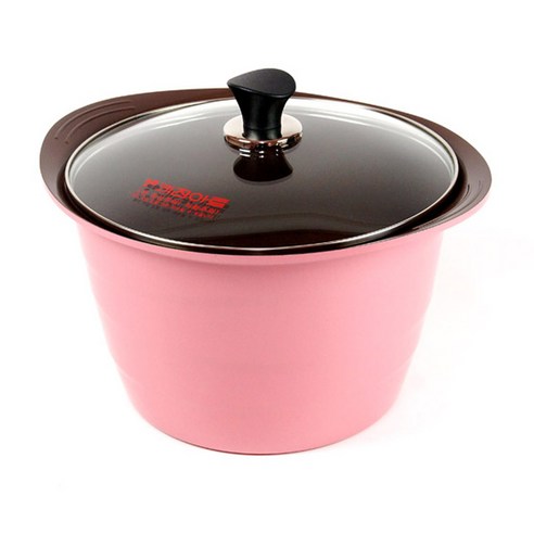 [키친아트] 88오페라 세라믹 곰솥냄비 28cm 피치 컬러 (칼라박스포함), 1개