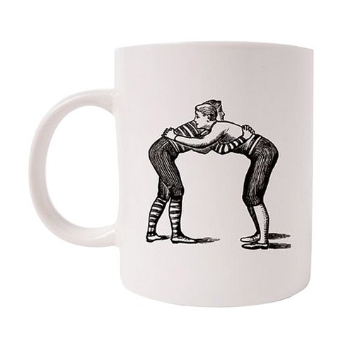 의미가 머그컵 26 x 9.5 cm, WRESTLING, 1개