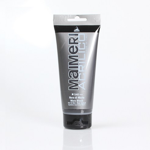 마이메리 아크릴리코 200ml 낱색 아크릴물감, 540 AM MARS BLACK, 1개