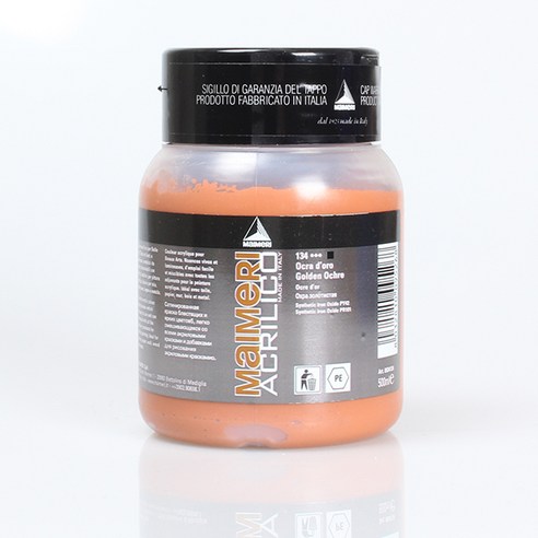 마이메리 아크릴리코 500ml 낱색 아크릴물감, 134 AM GOLDEN OCHRE, 1개