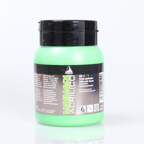 마이메리 아크릴리코 500ml 낱색 아크릴물감, 323 AM YELLOWISH GREEN, 1개
