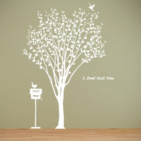 [뭉키데코] Love tree, 화이트