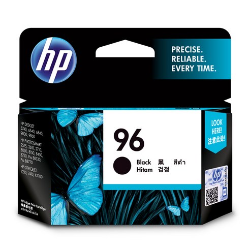 HP NO.96 정품잉크 C8767WA, Black, 1개