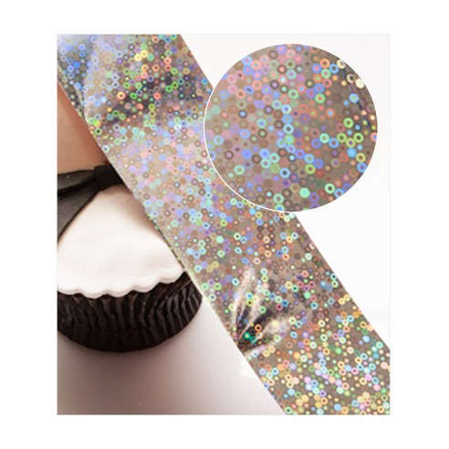 여자사람 네일 유리조각 필름, GF022, 3개