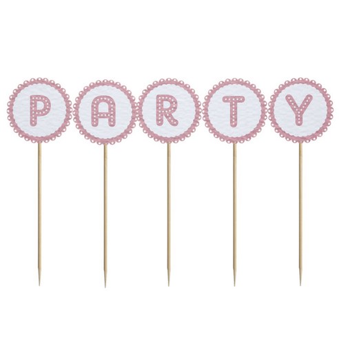 와니데코 미니파티픽 PARTY, 화이트+인디핑크