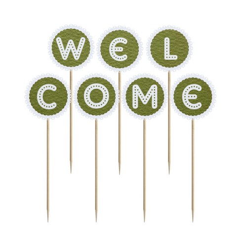 와니데코 미니파티픽 WELCOME, 올리브그린