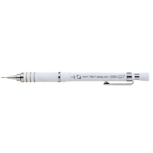 제브라 텍투웨이 라이트 샤프 0.7 MAB42, 화이트, 0.7mm