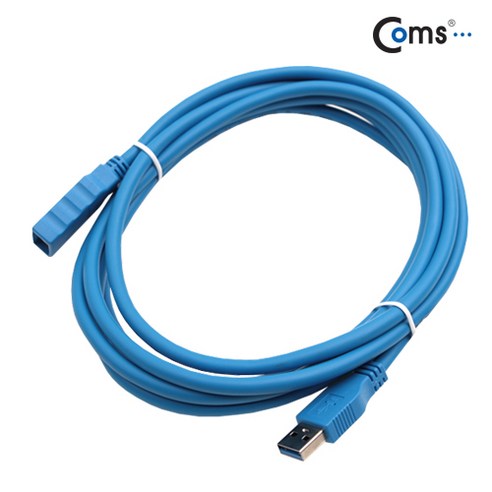 [Coms] USB 3.0 케이블(청색/연장) 3M VE C4147, 블루
