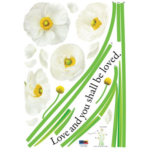 데코사랑 포인트 스티커, (PS-58190/투명원단) 러브스토리2
