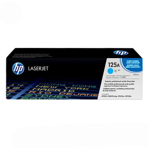 HP No.125A 정품토너 CB542A, Yellow, 1개