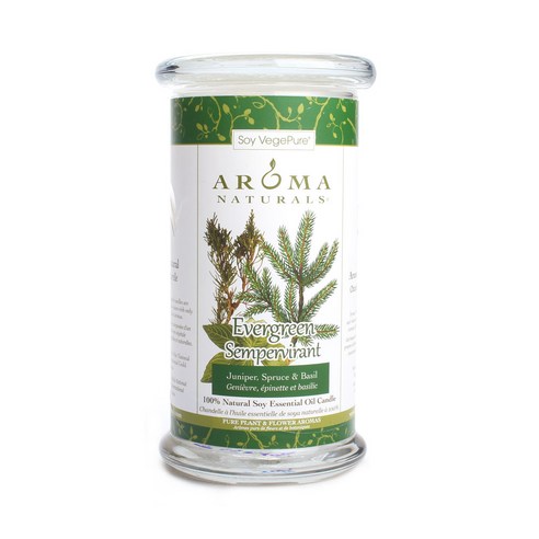 아로마내츄럴스 내추럴 소이 에센셜 오일 자캔들, 480g, Fresh Forest