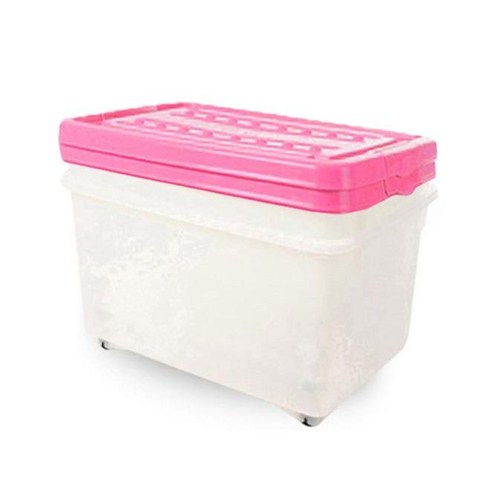 SC리빙클럽 멀티리빙박스 45L, 핑크, 2개