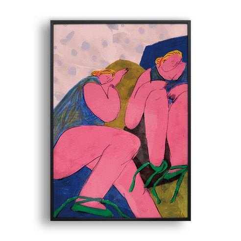 [올뉴프레임]- Ballerinas 2, (MDF블랙)