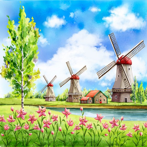 리드센스 실사롤스크린_풍차 마을 / 리드센스 실사롤스크린_풍차 마을 - 가격 변동 추적 그래프 - 역대가