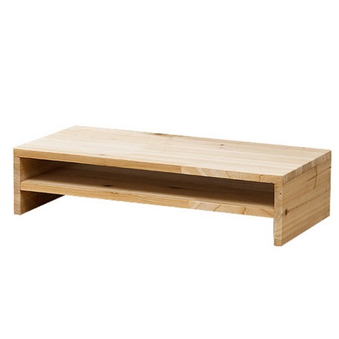 포메리트 삼나무 2단 모니터받침대, 단품