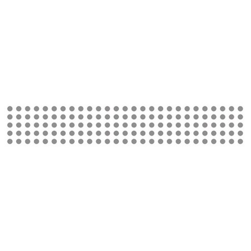 단비디자인 LU-M129 띠스티커/패턴 도트, 그레이